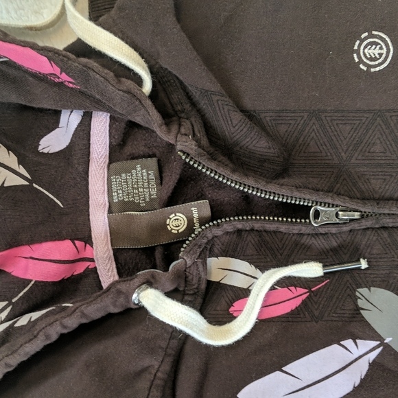 Element Hoodie Feather Design Size medium - Picture 4 of 8
